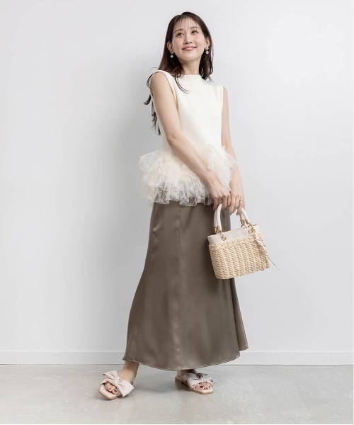 【美品✨】ルネ　トップス　ニット　フリル　パール　2021年　34 Rene ルネ 34