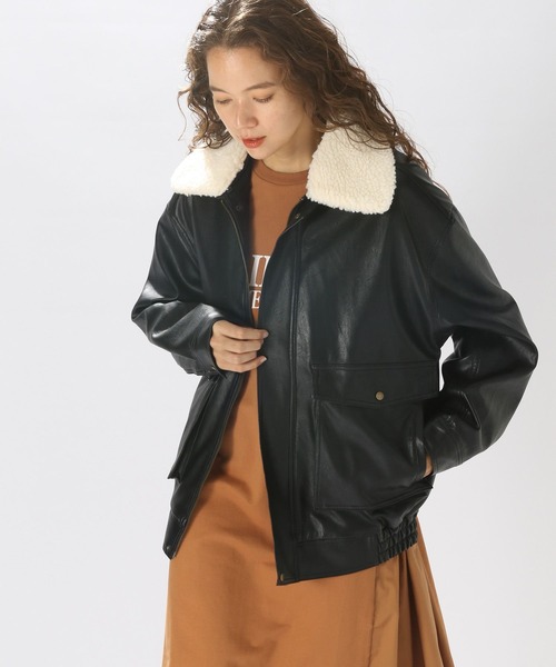 niko and…（ニコアンド） ブルゾン FREE ブラック レディース