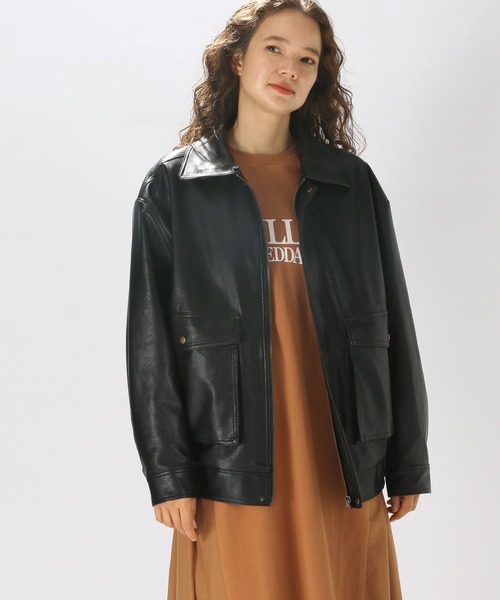 niko and…（ニコアンド） ブルゾン FREE ブラック レディース