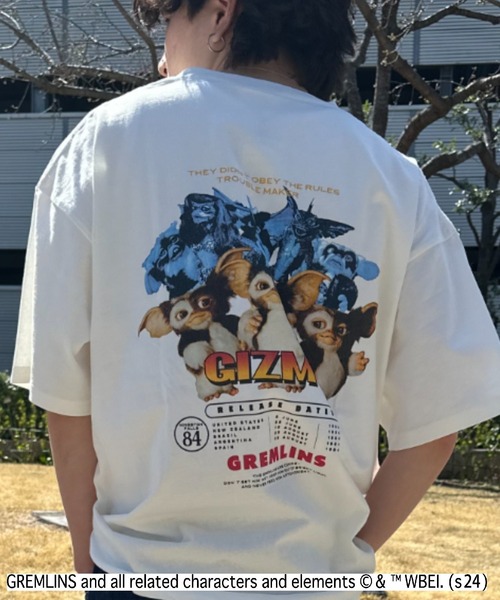 「Mac-House」 「GREMLINS」半袖Tシャツ L ホワイト メンズ