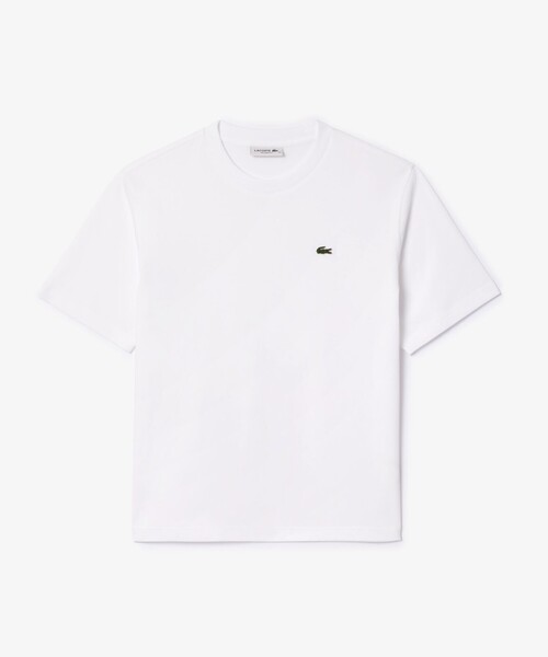 「LACOSTE」 半袖Tシャツ 36 ホワイト レディース