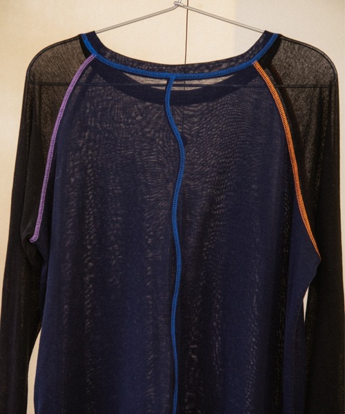 「PAMM」 長袖カットソー フリー ネイビー レディース PAMM 「PAMM」 長袖カットソー フリー ネイビー レディース