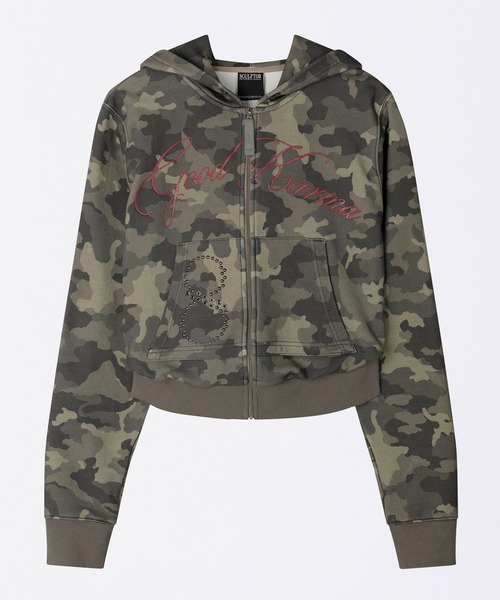 SCULPTOR（スカルプター） パーカー Karma Hooded Zip-Up レディース