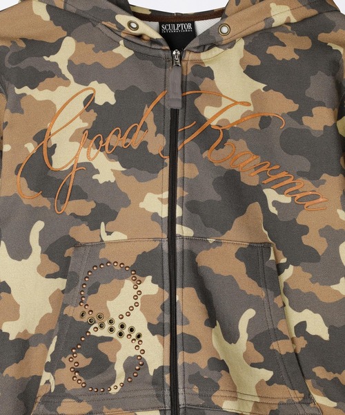 SCULPTOR（スカルプター） パーカー Karma Hooded Zip-Up レディース