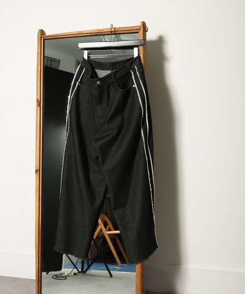 「Nilway」 デニムパンツ LARGE ブラック メンズ