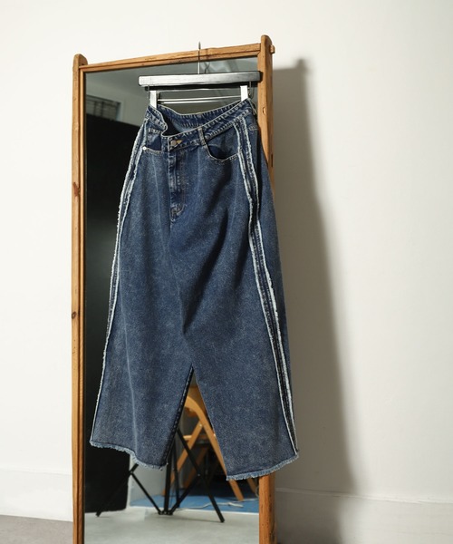 「Nilway」 デニムパンツ LARGE ブラック メンズ