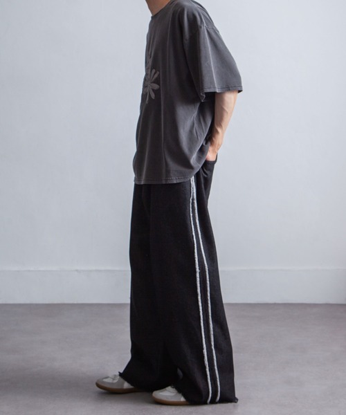 「Nilway」 デニムパンツ LARGE ブラック メンズ