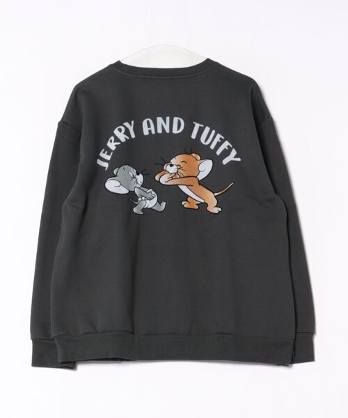 希少！ジャンボ尾崎プロブランド・トレーナー・3Lブラック・新品未使用！ トレーナー スウェット TOM＆JERRY フロッキーサガラ刺繍トレーナー