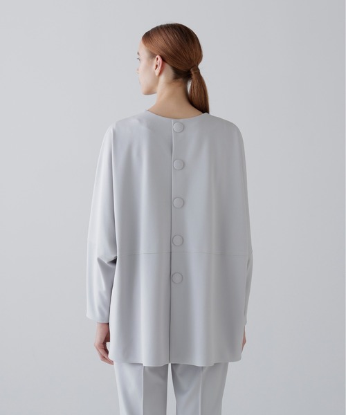 アドーア ADORE ウール ジャージー ワイド トップス 長袖 グレー 38 ADORE - 【美品】 ADORE / アドーア | セット アップエアーストレッチ