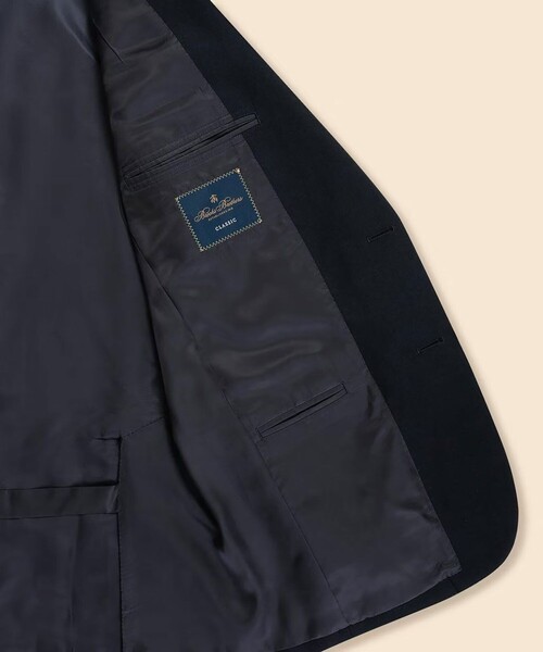 セレモニースーツ セットアップ ウール/カシミヤ　フランネル　シングル２釦スーツ　Classic メンズの画像