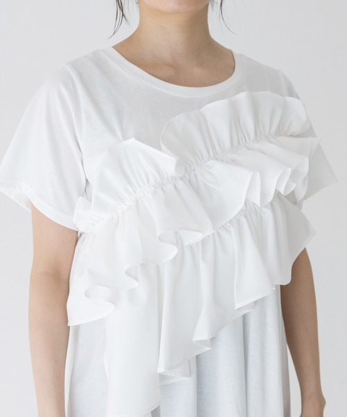 「INCEDE」 半袖カットソー 4L ブラック レディース_画像2