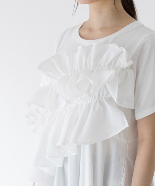 「INCEDE」 半袖カットソー 4L ブラック レディース_画像3