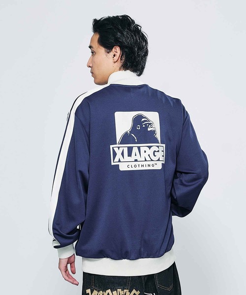 XLARGE（エクストラ ラージ） ジップアップブルゾン M ブルー メンズ