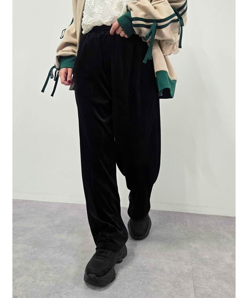 Samansa Mos2（サマンサモスモス） パンツ ラビットベロアイージー