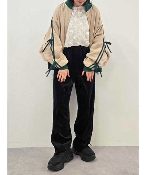 Samansa Mos2（サマンサモスモス） パンツ ラビットベロアイージー