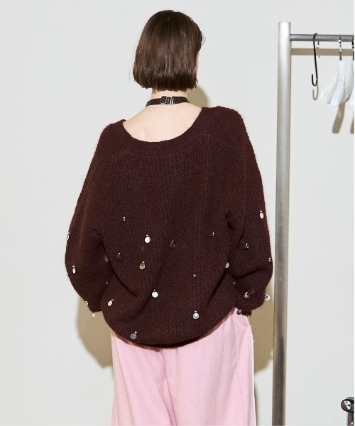 MAISON SPECIAL（メゾンスペシャル） カーディガン Spangle Knit