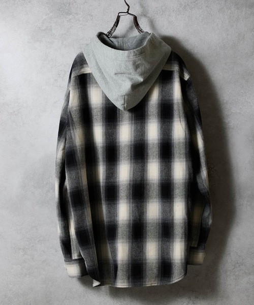 NUMBER (N)INE（ナンバーナイン） シャツ COTTON OMBRE PLAID FLANNEL