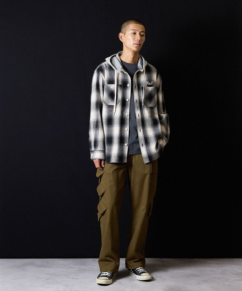 NUMBER (N)INE（ナンバーナイン） シャツ COTTON OMBRE PLAID FLANNEL