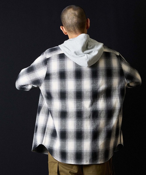 NUMBER (N)INE（ナンバーナイン） シャツ COTTON OMBRE PLAID FLANNEL