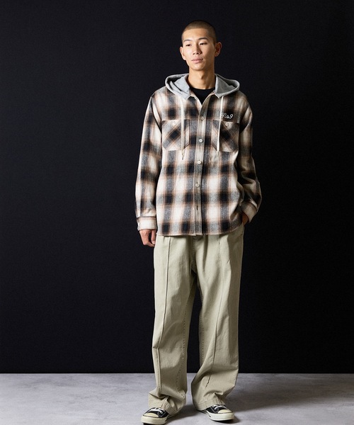 NUMBER (N)INE（ナンバーナイン） シャツ COTTON OMBRE PLAID FLANNEL