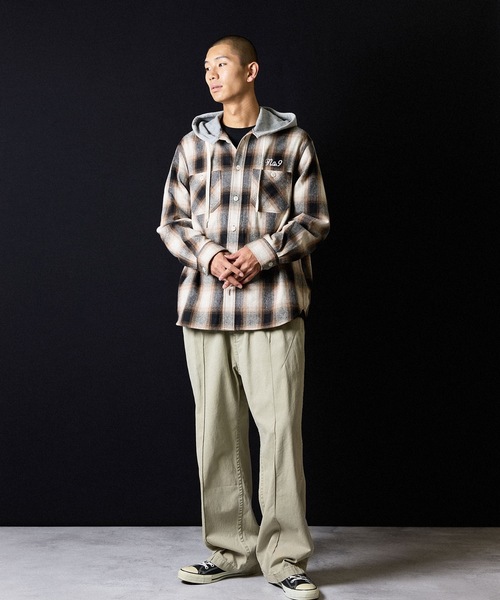 NUMBER (N)INE（ナンバーナイン） シャツ COTTON OMBRE PLAID FLANNEL