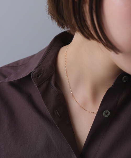 Lilas ネックレス アラキヘイチェーン40cmネックレス K18 レディース