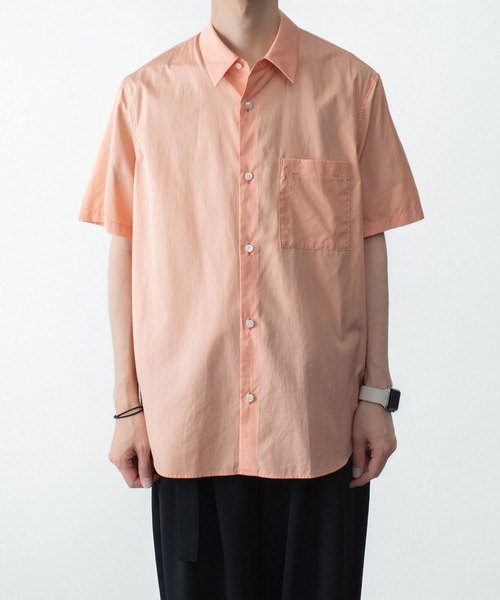 ATTACHMENT（アタッチメント） シャツ 半袖 140/2 ギザブロード S/S