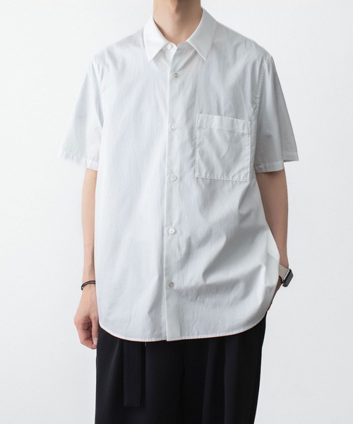 ATTACHMENT（アタッチメント） シャツ 半袖 140/2 ギザブロード S/S
