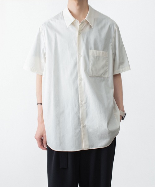 ATTACHMENT（アタッチメント） シャツ 半袖 140/2 ギザブロード S/S