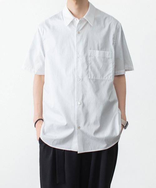 visvim GIZA コットン 半袖シャツ サイズ3 ATTACHMENT（アタッチメント） シャツ 半袖 140/2 ギザブロード S/S