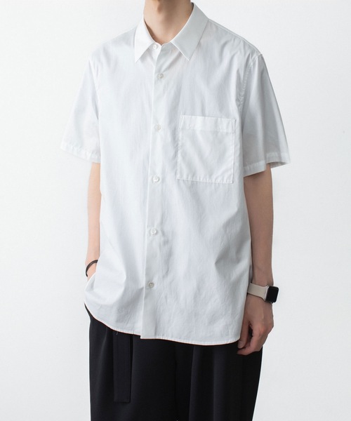 ATTACHMENT（アタッチメント） シャツ 半袖 140/2 ギザブロード S/S