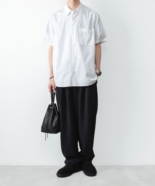 ATTACHMENT（アタッチメント） シャツ 半袖 140/2 ギザブロード S/S