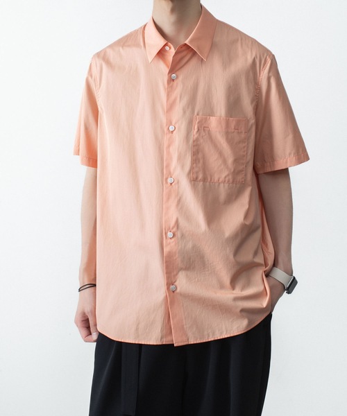 ATTACHMENT（アタッチメント） シャツ 半袖 140/2 ギザブロード S/S