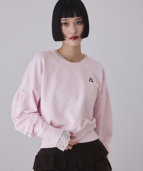 ADAM ET ROPE'(アダムエロペ) トレーナー スウェット 「サステナブル ADAM ET ROPE'(アダムエロペ) トレーナー スウェット 「サステナブル