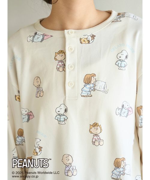gelato pique（ジェラートピケ） パジャマ ルームウェア 「PEANUTS