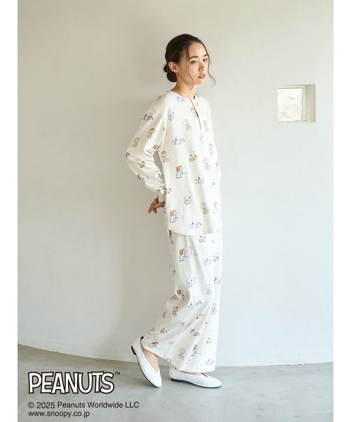 gelato pique（ジェラートピケ） パジャマ ルームウェア 「PEANUTS