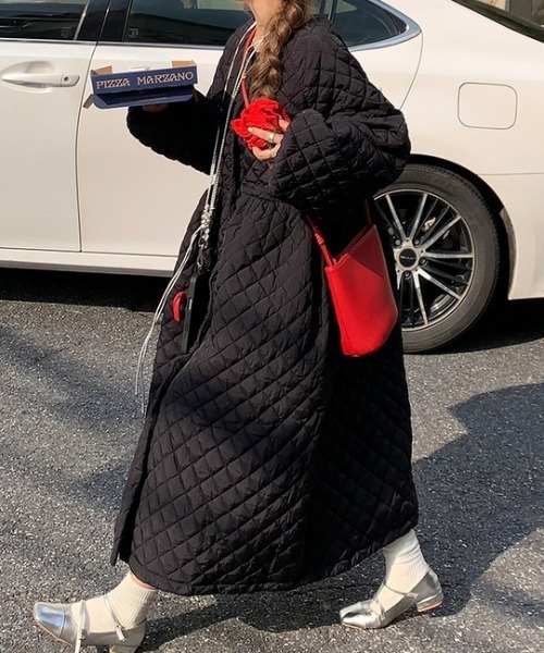 Diosfront ワンピース キルティングロングワンピース : ZOZOTOWN Yahoo