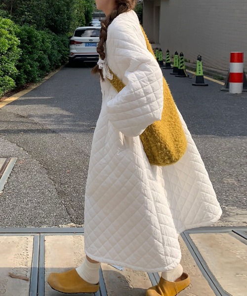 Diosfront ワンピース キルティングロングワンピース : ZOZOTOWN Yahoo