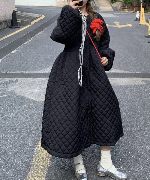 r*i様 ARCHIVIO キルティングワンピース Diosfront ワンピース キルティングロングワンピース : ZOZOTOWN Yahoo