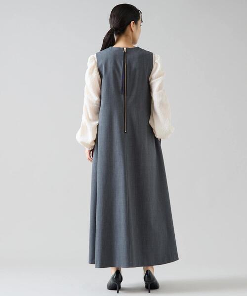 ワンピース ウールギャバサーキュラージャンスカ | Tiara | 05