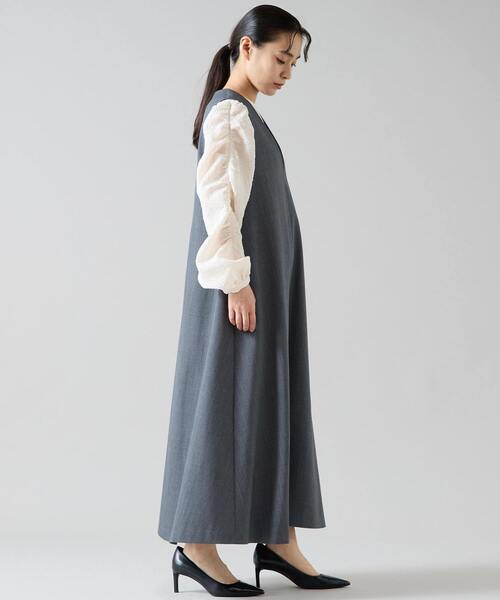 ワンピース ウールギャバサーキュラージャンスカ | Tiara | 06