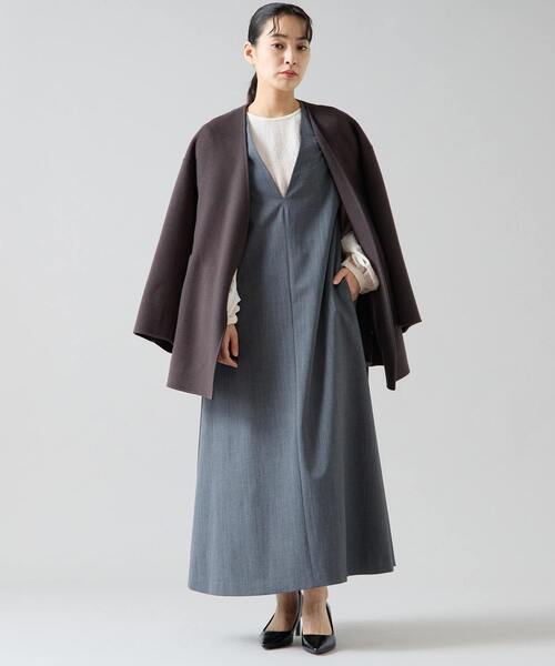 ワンピース ウールギャバサーキュラージャンスカ | Tiara | 07