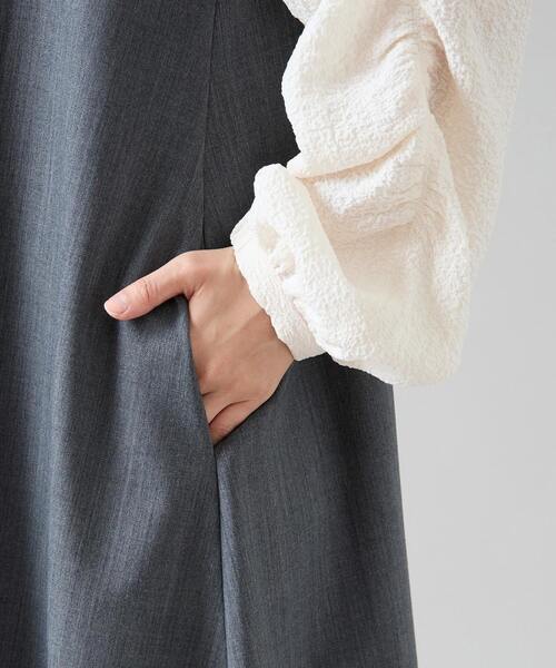 ワンピース ウールギャバサーキュラージャンスカ | Tiara | 09