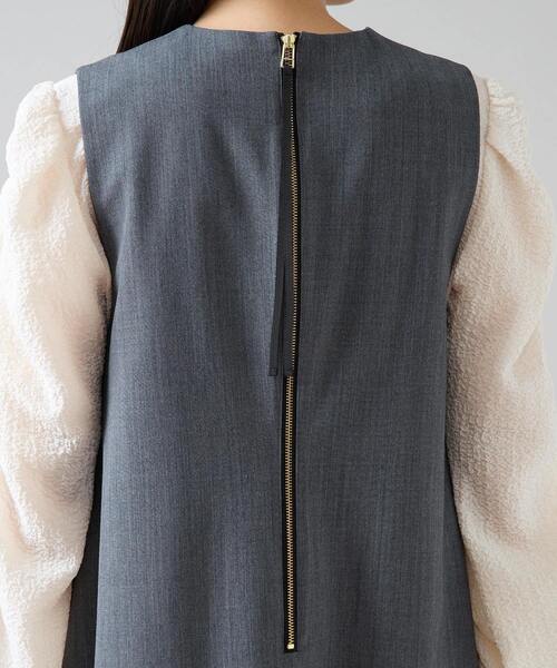 ワンピース ウールギャバサーキュラージャンスカ | Tiara | 10