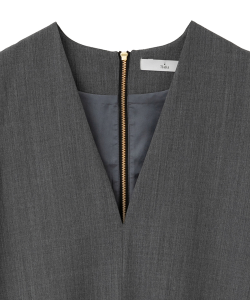 ワンピース ウールギャバサーキュラージャンスカ | Tiara | 13