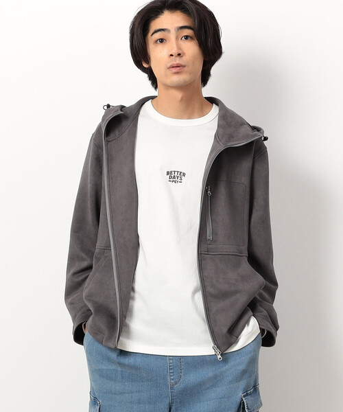 「Purple&Yellow」 ブルゾン MEDIUM チャコール メンズ_画像6