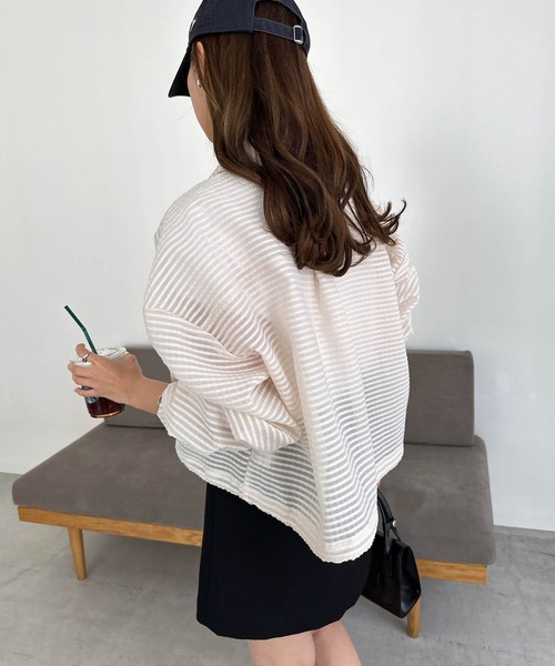 「andme」 ブルゾン M ブラック レディース_画像7