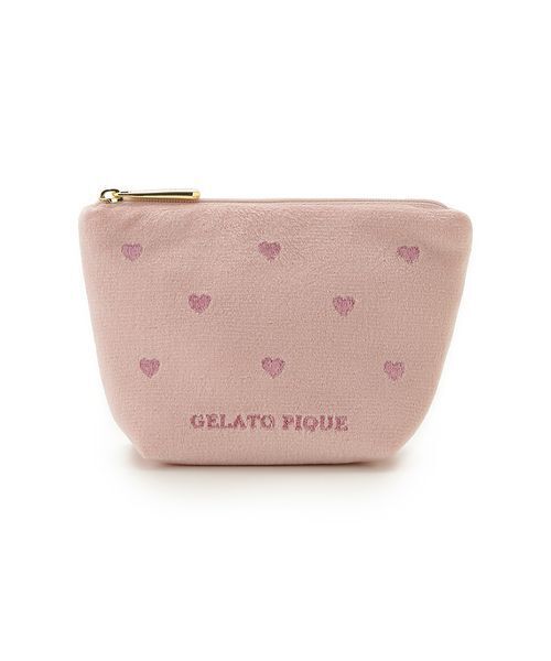 miu miu（ミュウミュウ） チェック柄 ポーチ - ベージュ レディース