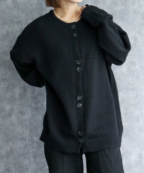 any day（エニーデイ） カーディガン ボタンデザインニット