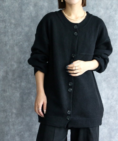 any day（エニーデイ） カーディガン ボタンデザインニット